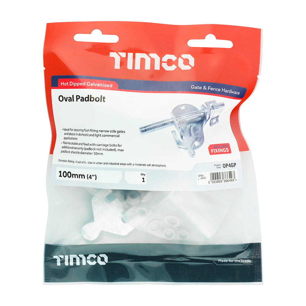 TIMCO Oval Padbolt