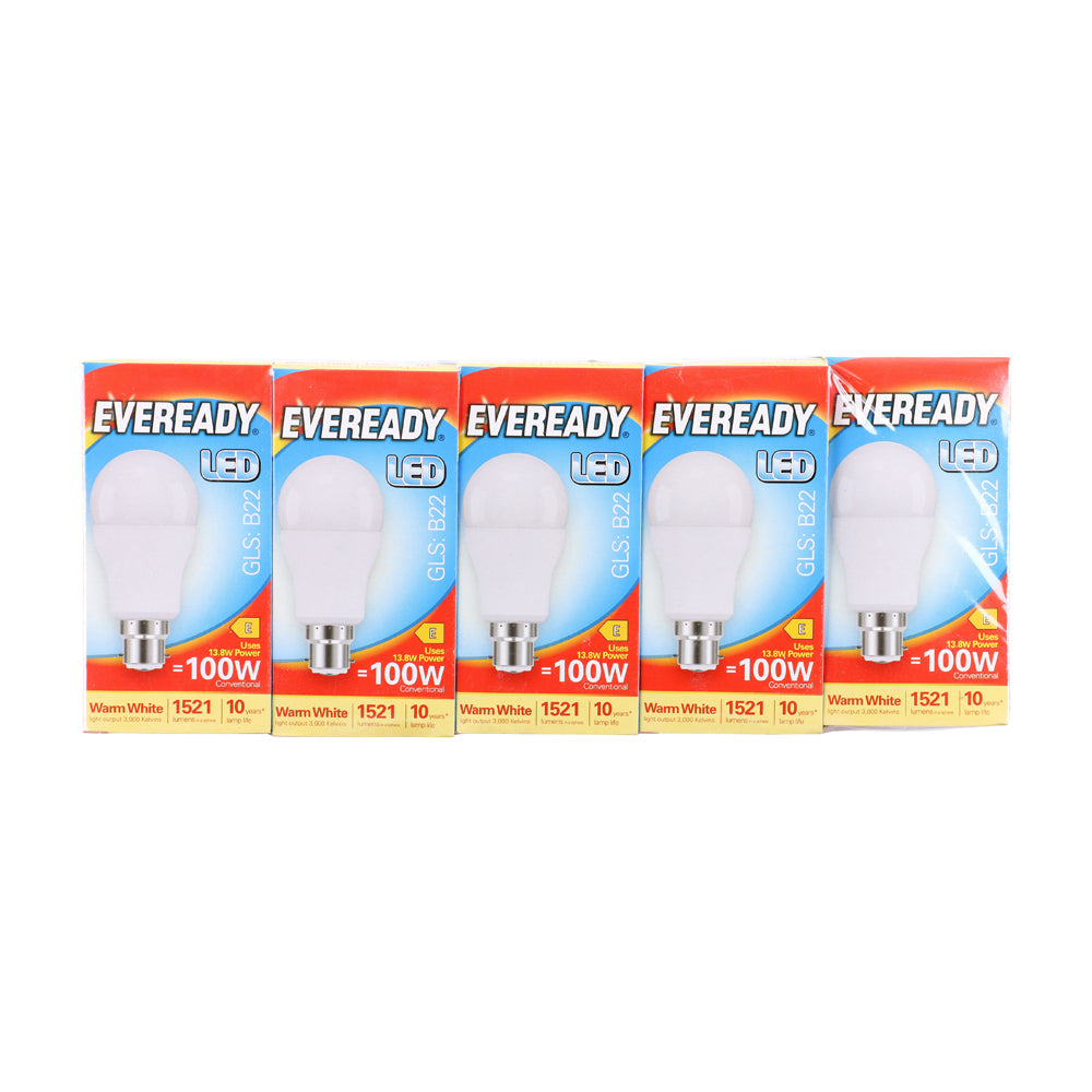 TIMCO Eveready LED GLS B22