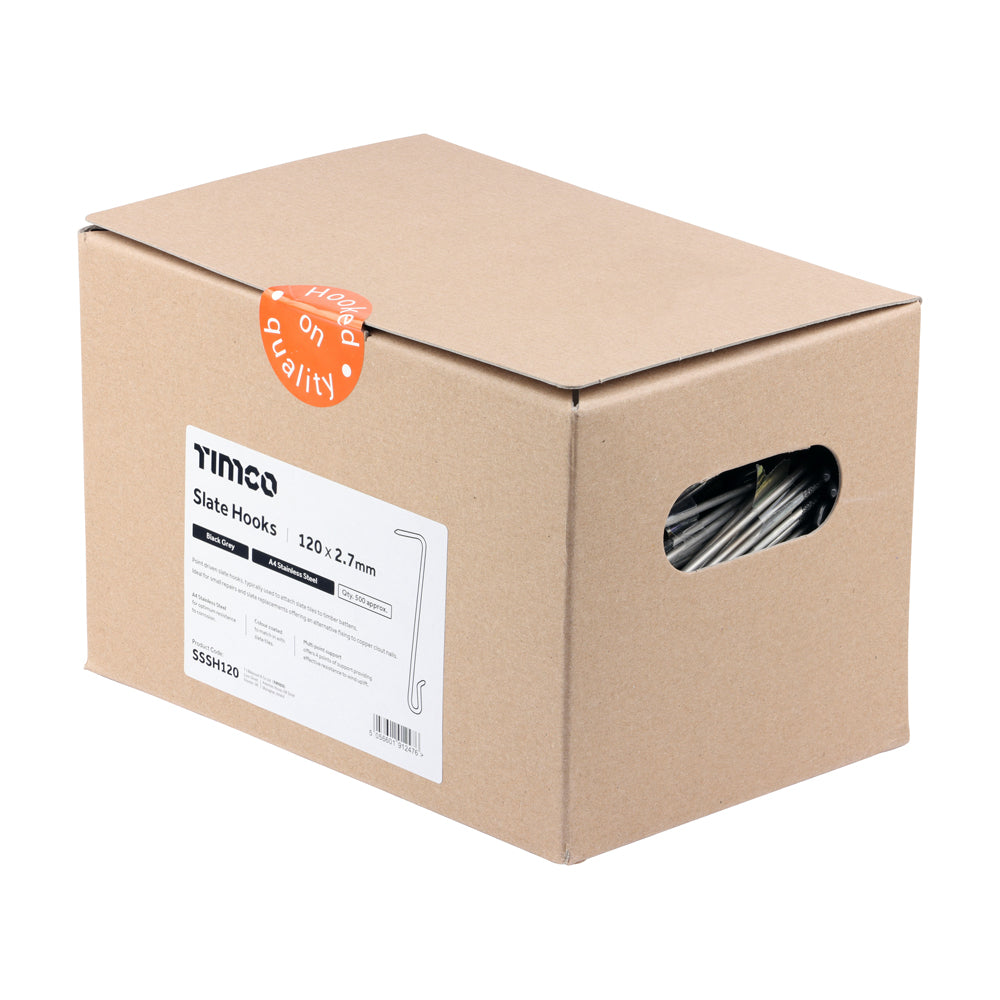 TIMCO Slate Hooks Grey - A4 SS