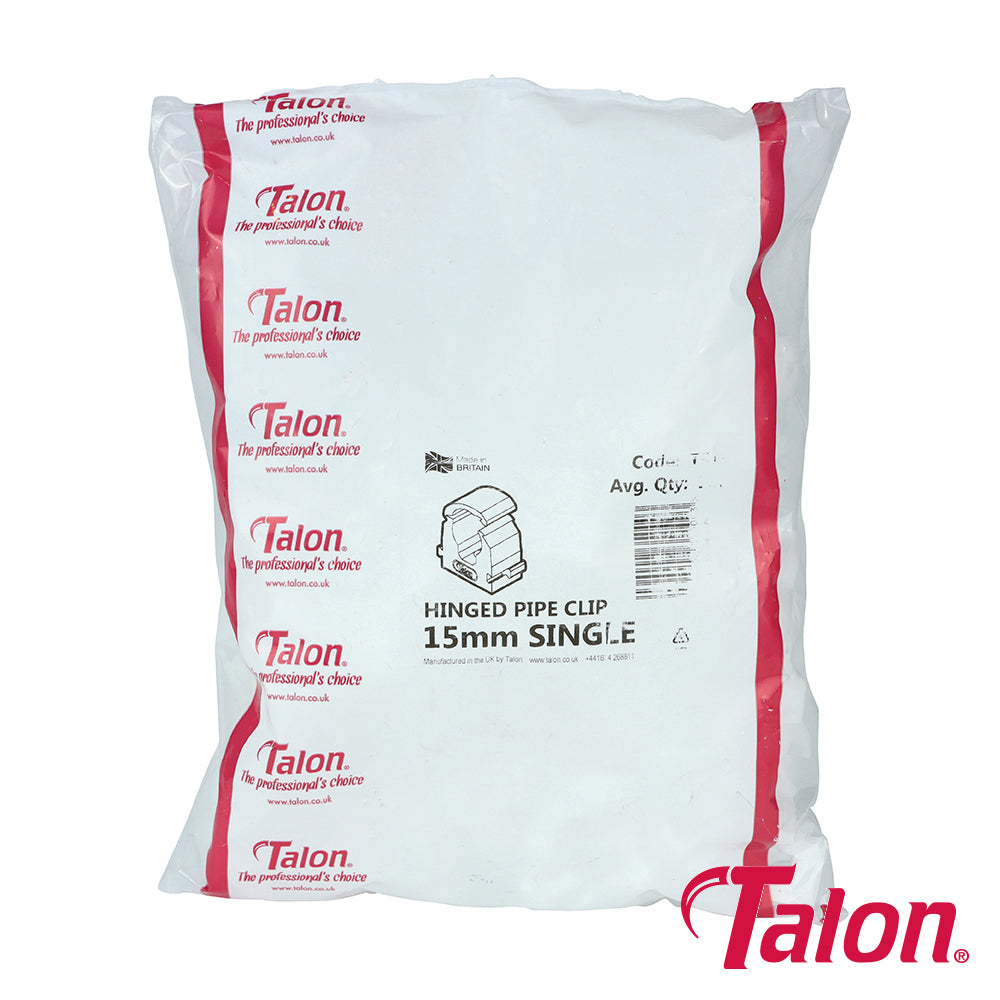 TIMCO Single Hinged Clip - White