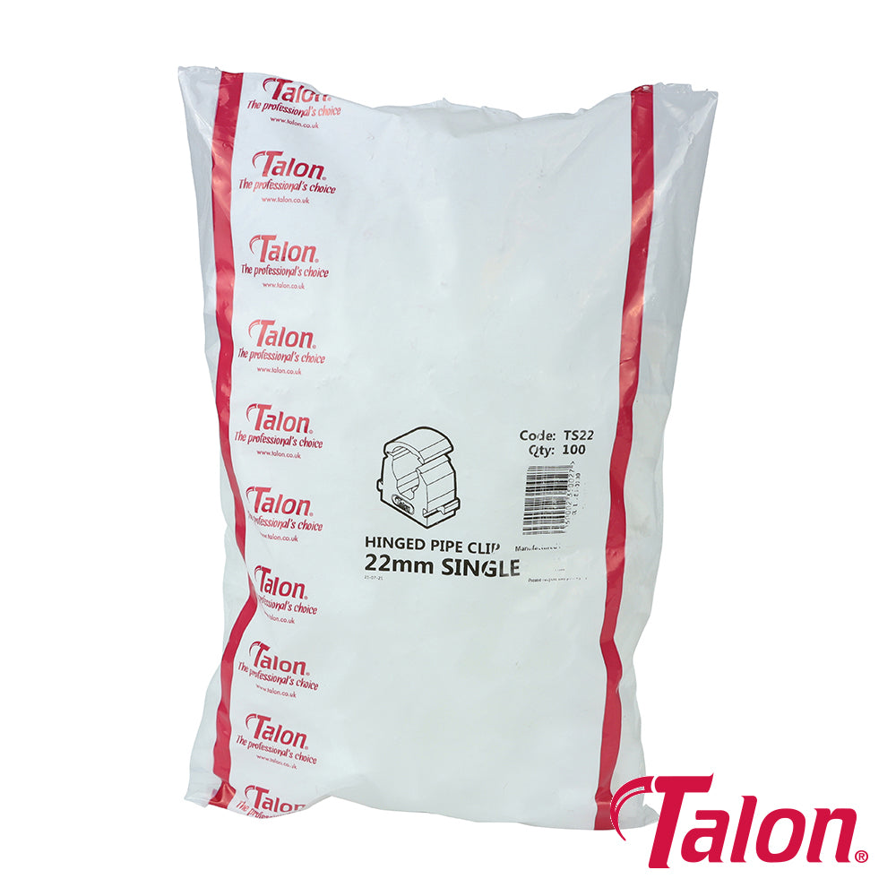 TIMCO Single Hinged Clip - White