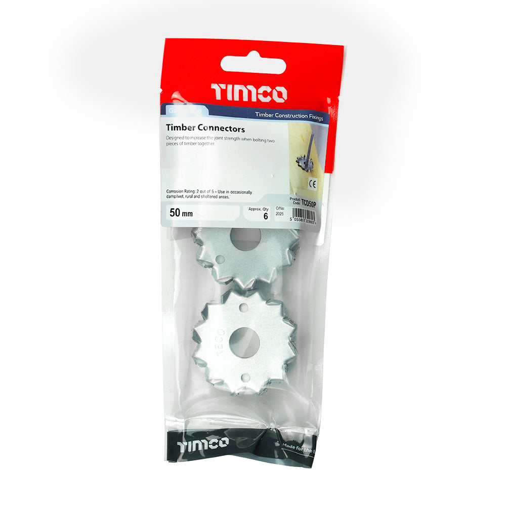 TIMCO Double Timber Connector Galv