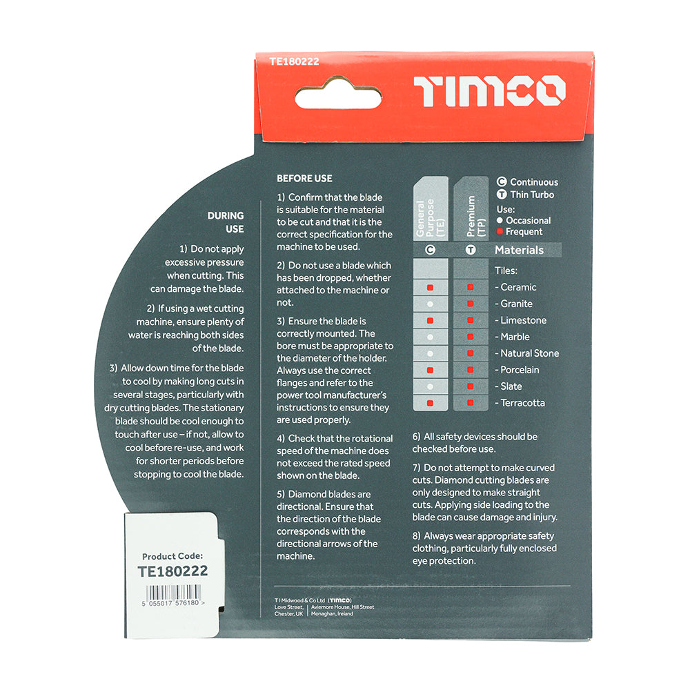 TIMCO GP Tile & Ceramic Blade