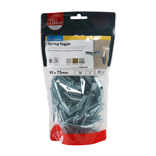 TIMCO Spring Toggle - BZP