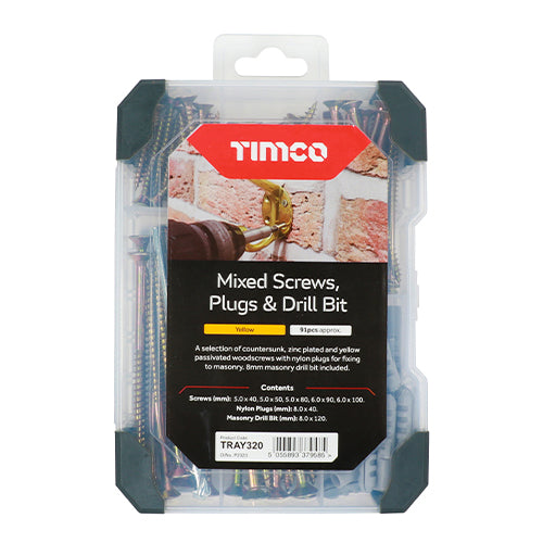 TIMCO Mix Screws Plug Drill Bit