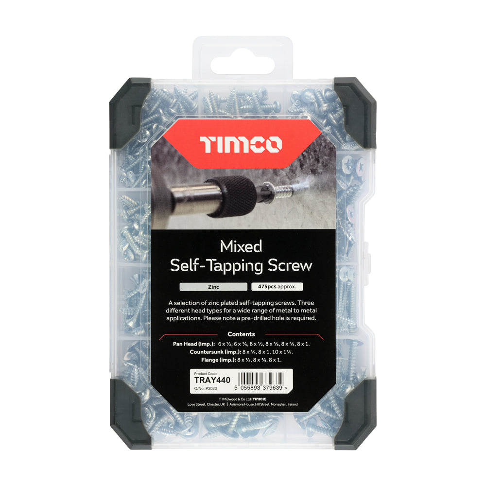 TIMCO Mix Self-Tapping Screws Zinc