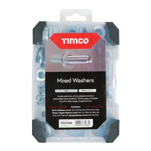 TIMCO Mix Washers Zinc