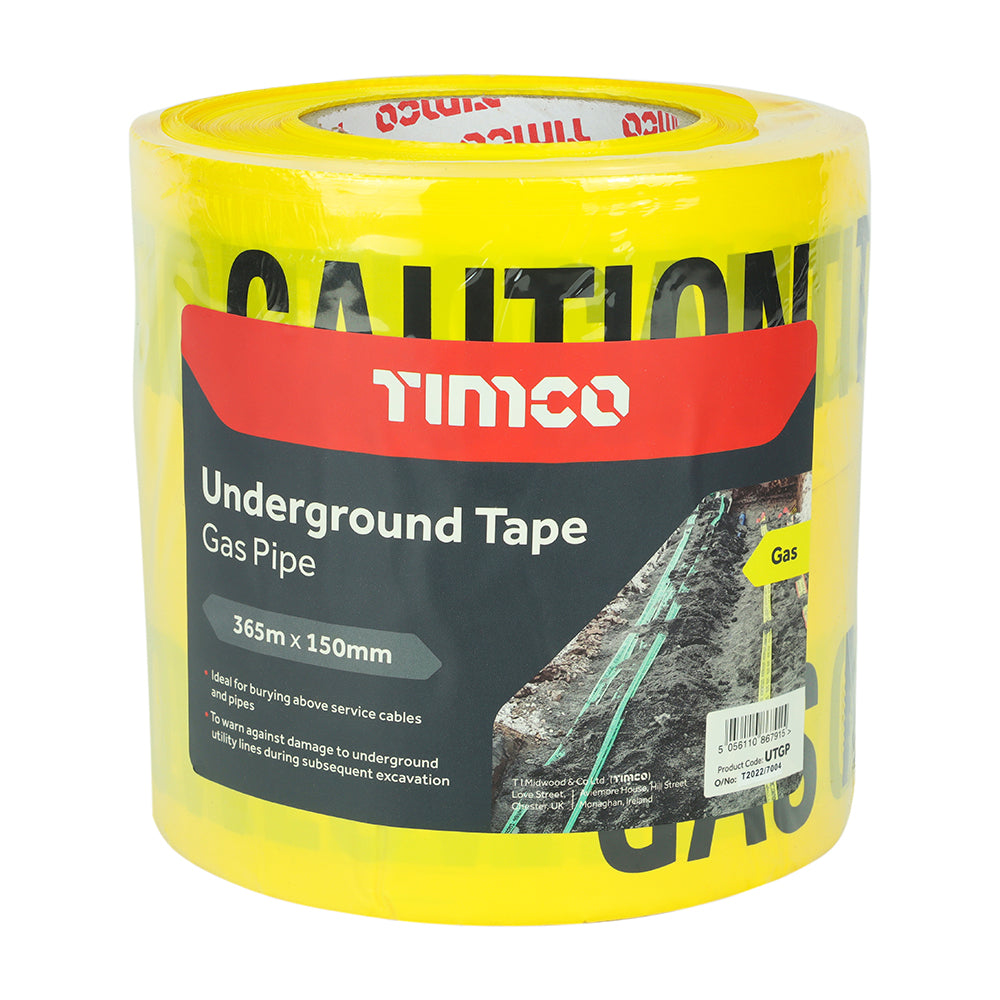 TIMCO Underground Tape - Gas Pipe