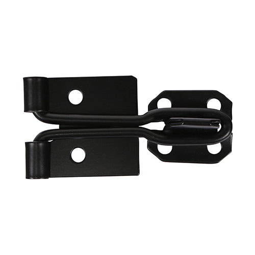 TIMCO Wire Pattern Hasp-Staple Black