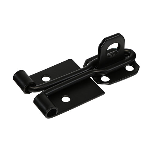 TIMCO Wire Pattern Hasp-Staple Black
