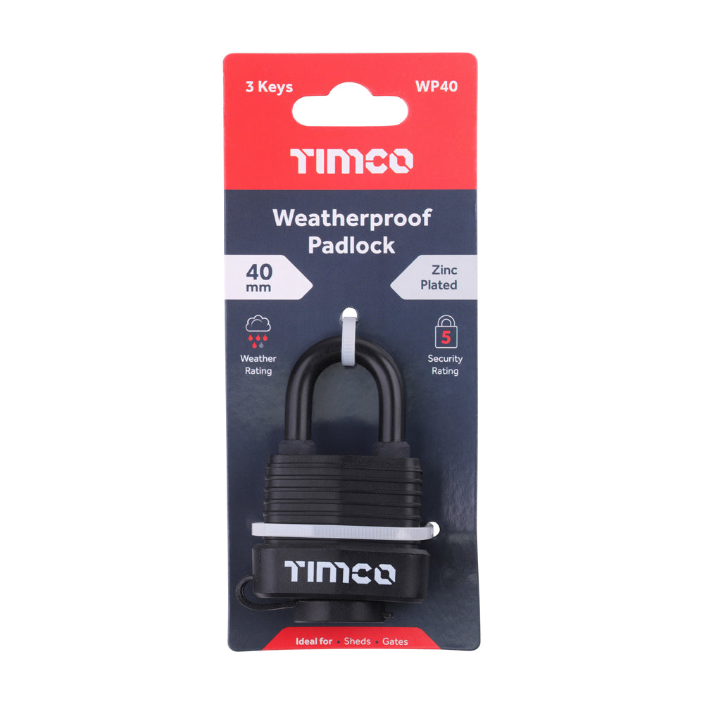 TIMCO Weatherproof Padlock