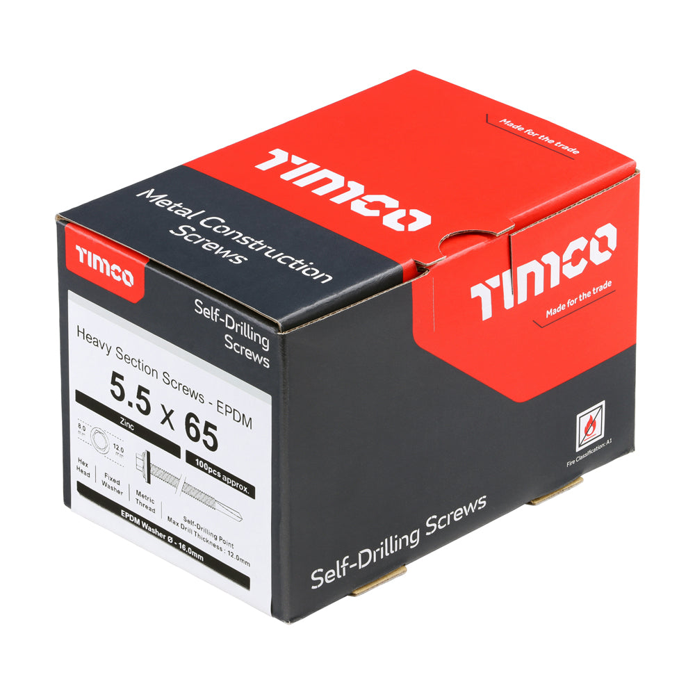 TIMCO Hex Screw W16 S/DRILL No5 Zinc