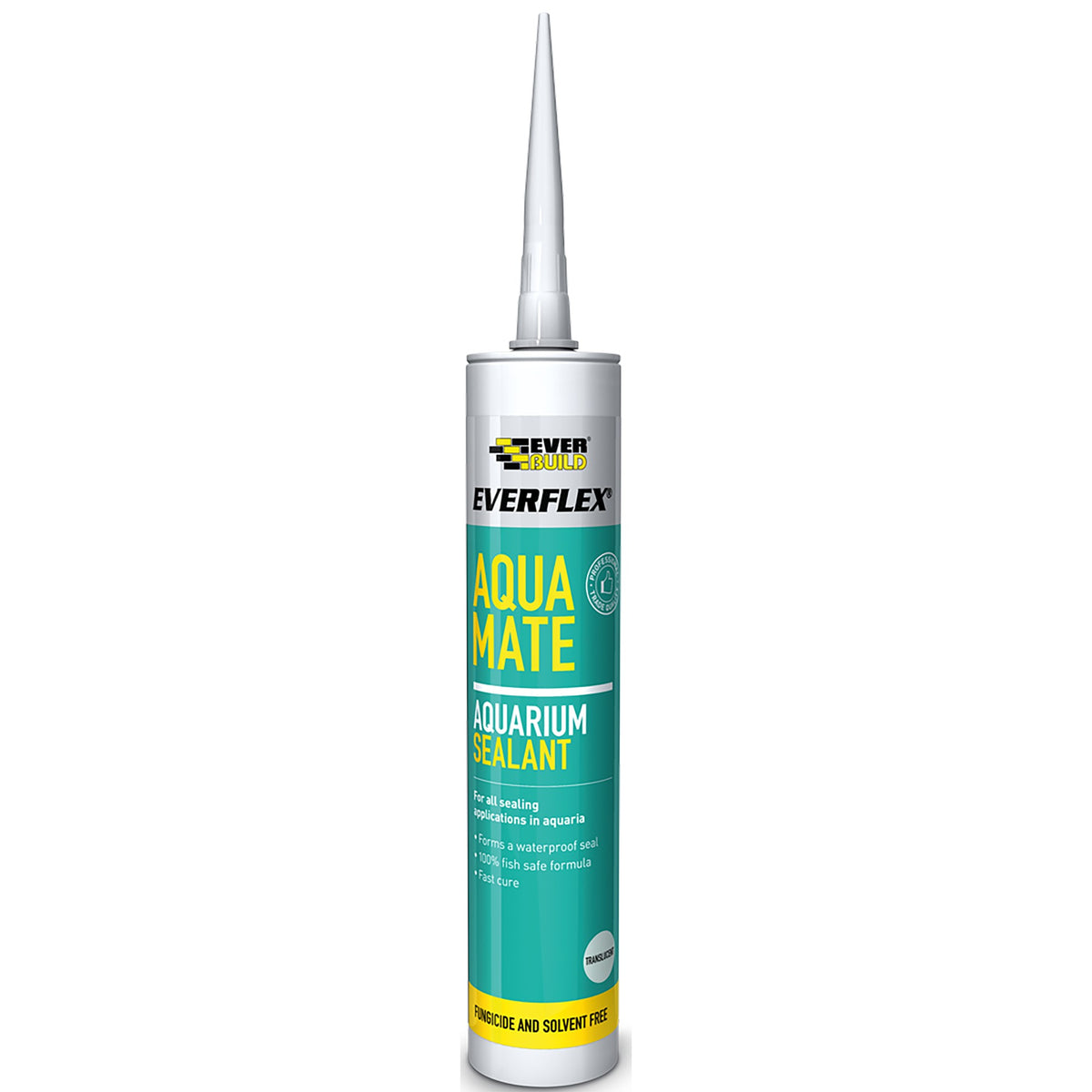 Everbuild AquaMate Aquarium Silicone Sealant – 295ml Clear - BIOKIL.