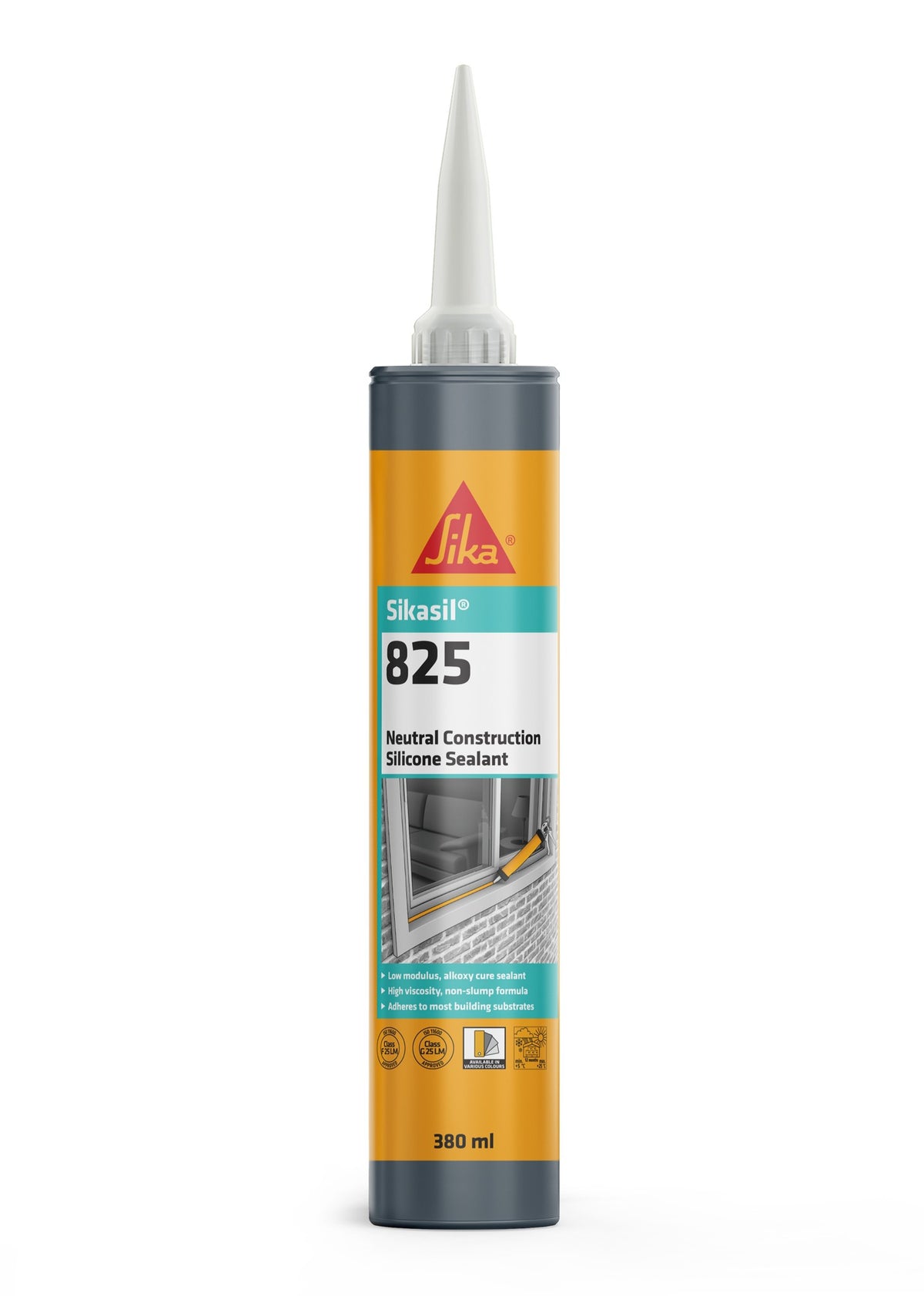 Sikasil-825 Neutral Cure Silicone – Portland Stone – 380ml - BIOKIL.
