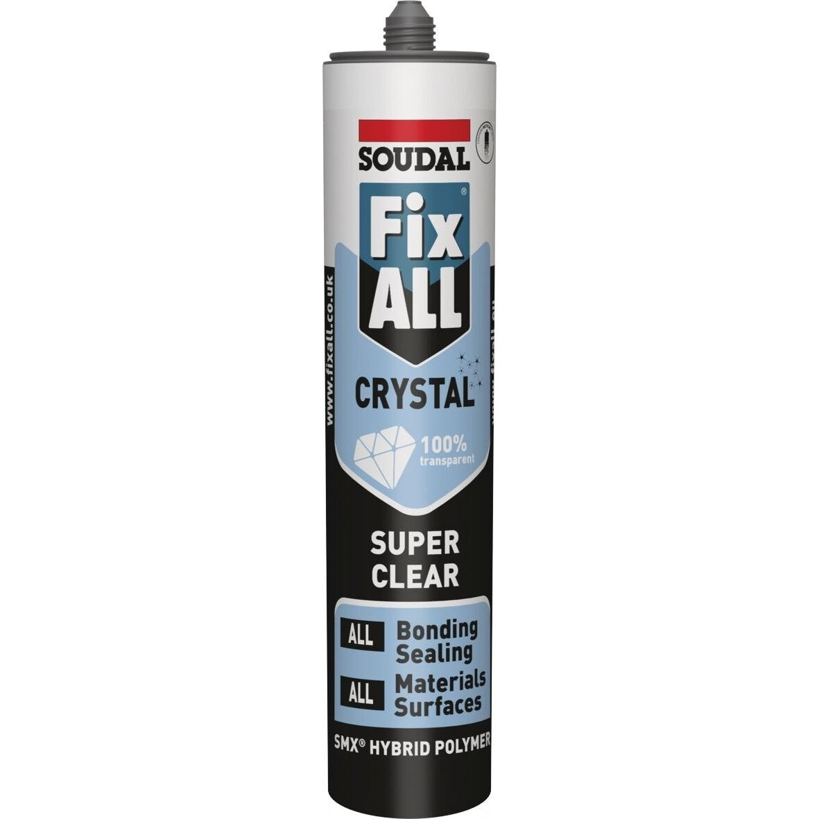 Soudal Fix ALL Crystal Adhesive Sealant – 290ml - BIOKIL.
