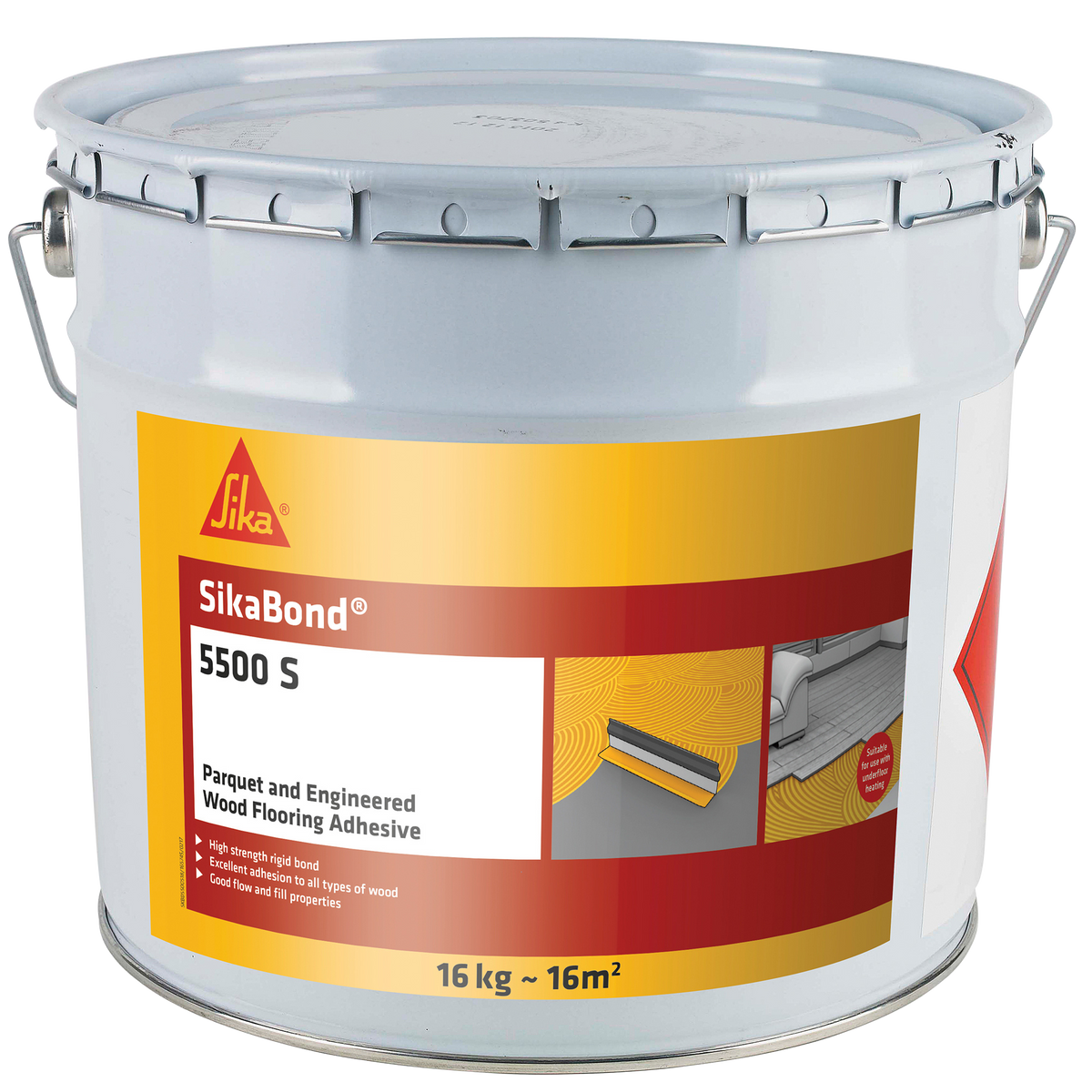 SikaBond-5500 S Wood Flooring Adhesive – Beige / 16kg