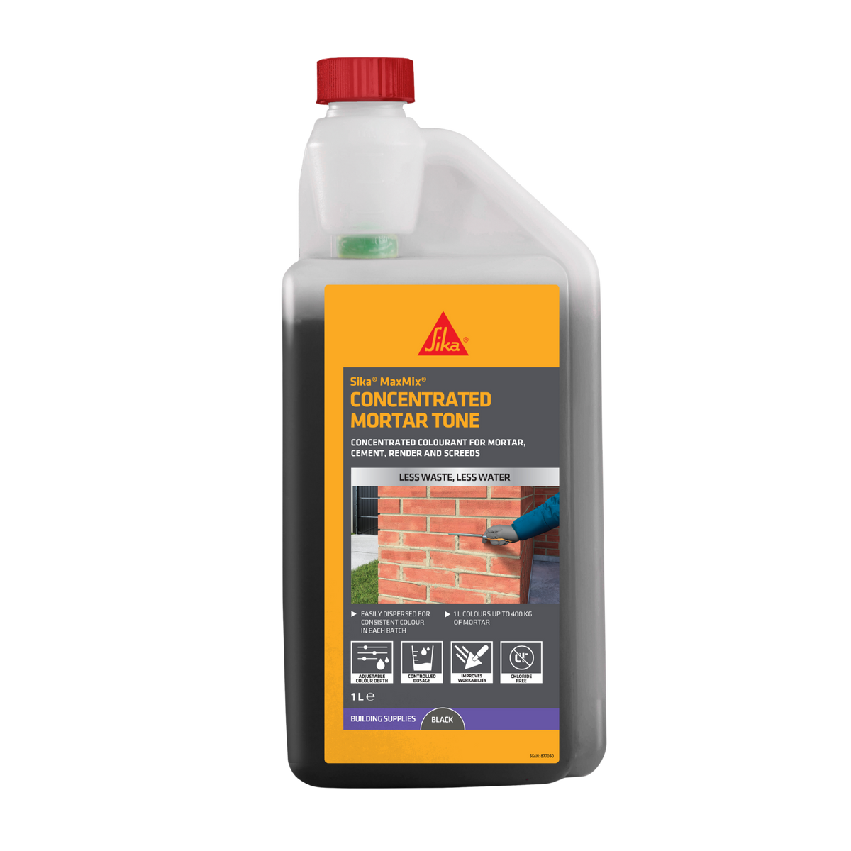 Sika MaxMix Concentrated Mortar Tone – Black / 1L