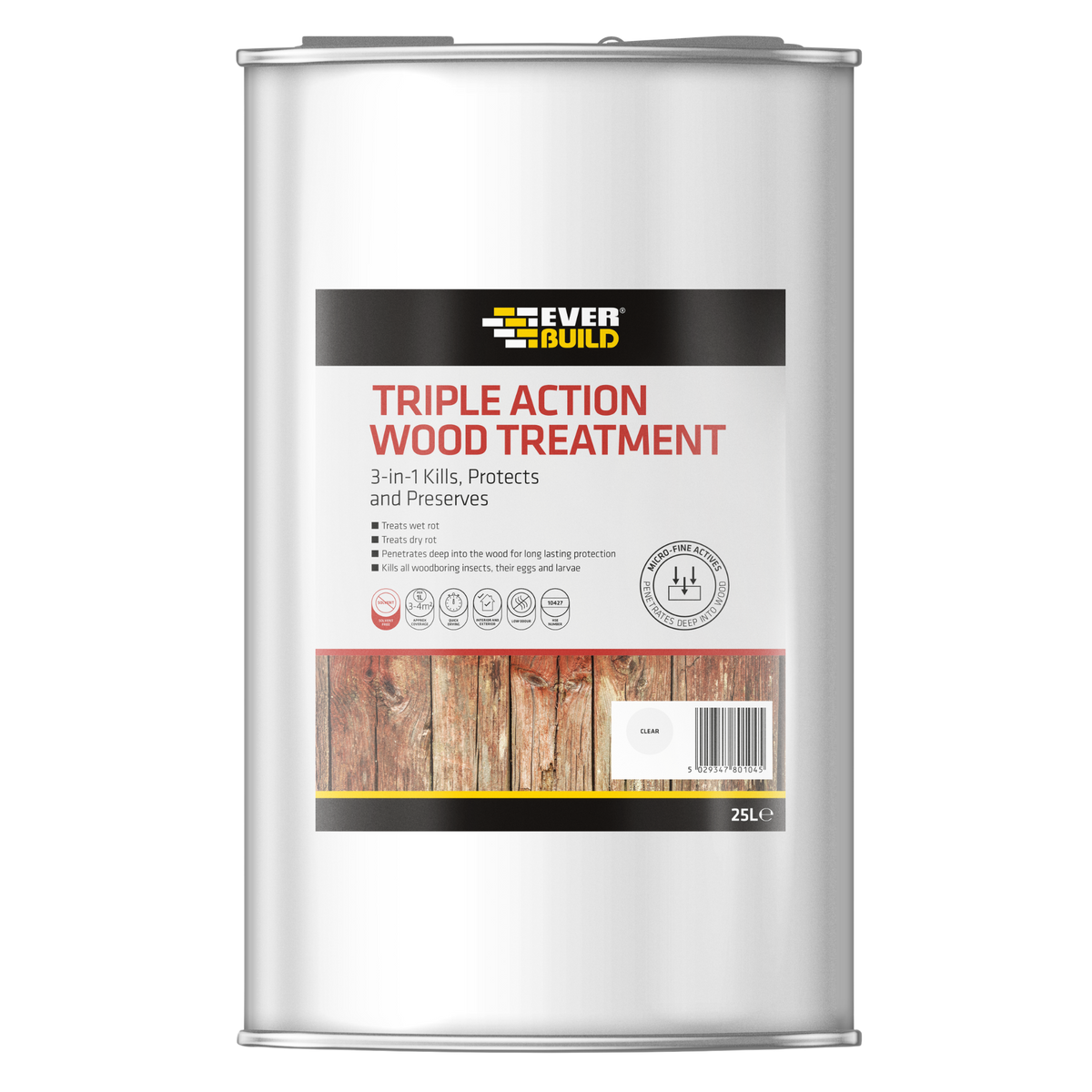 Everbuild Triple Action Wood Treatment – 25L