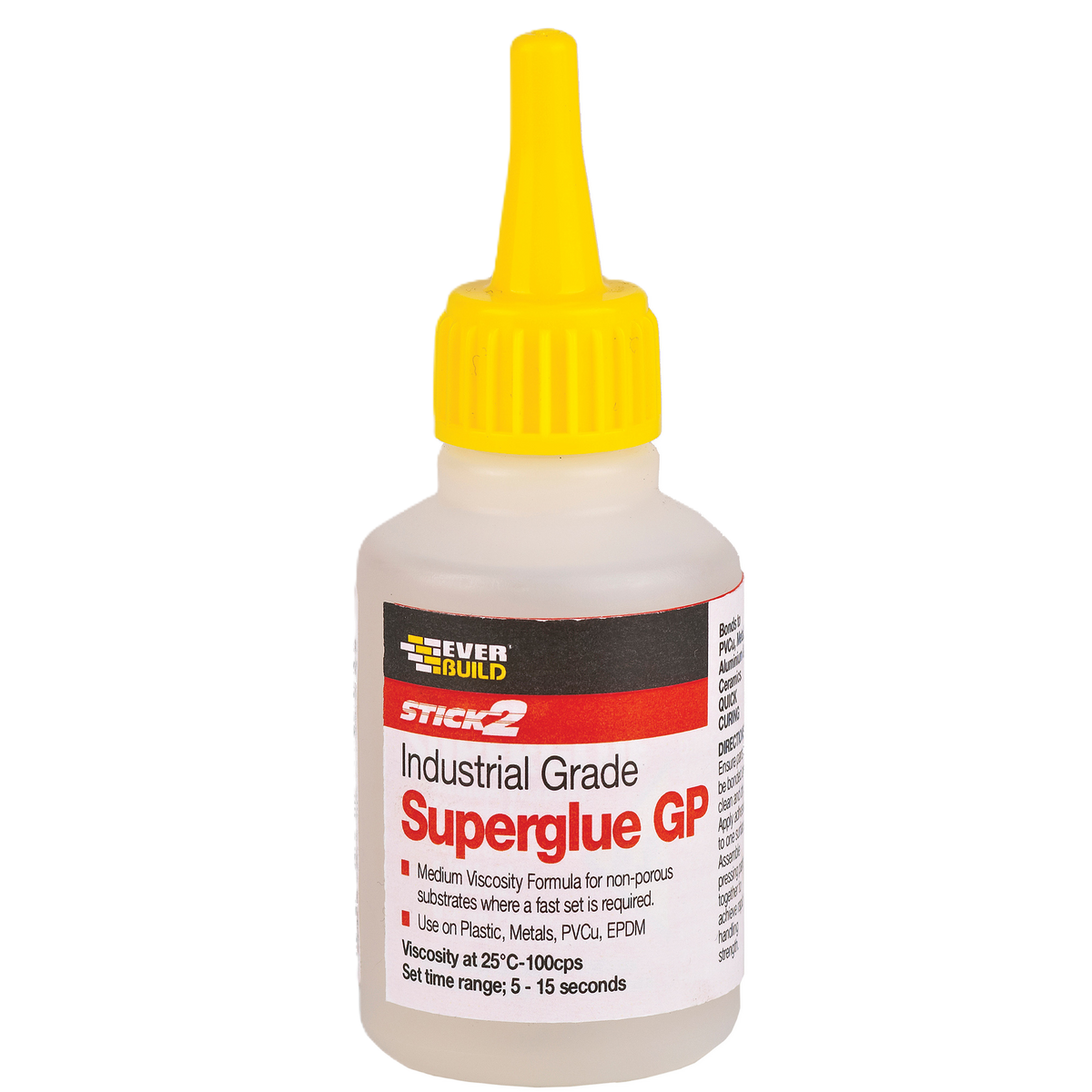 Everbuild Stick2 Industrial Grade Superglue GP – 20g