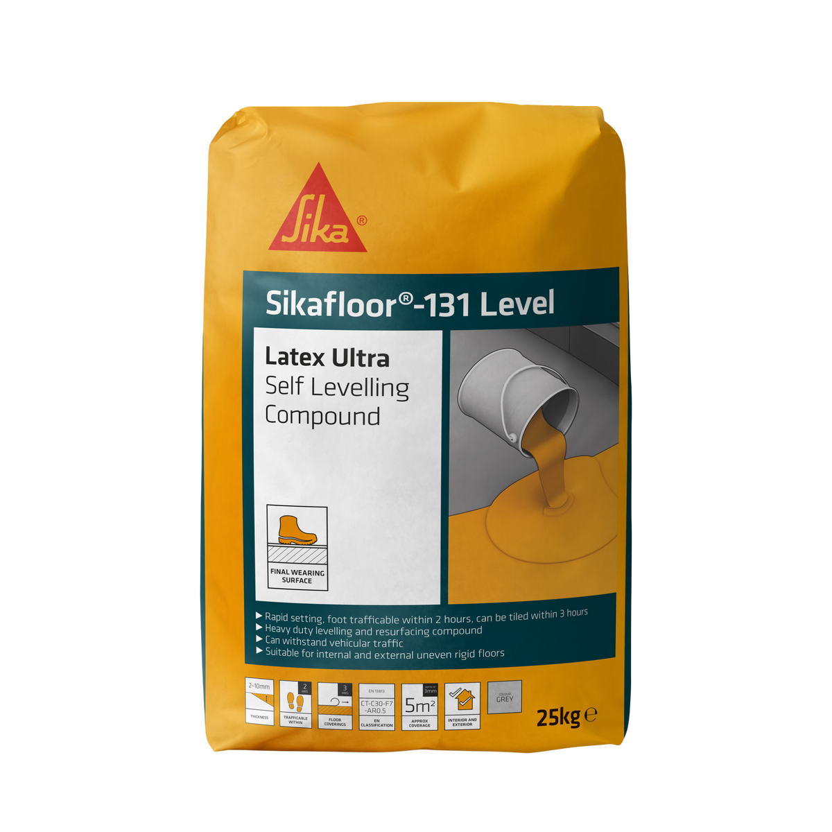 Sikafloor-131 Level Latex Ultra Self-Levelling Compound – Grey / 25kg