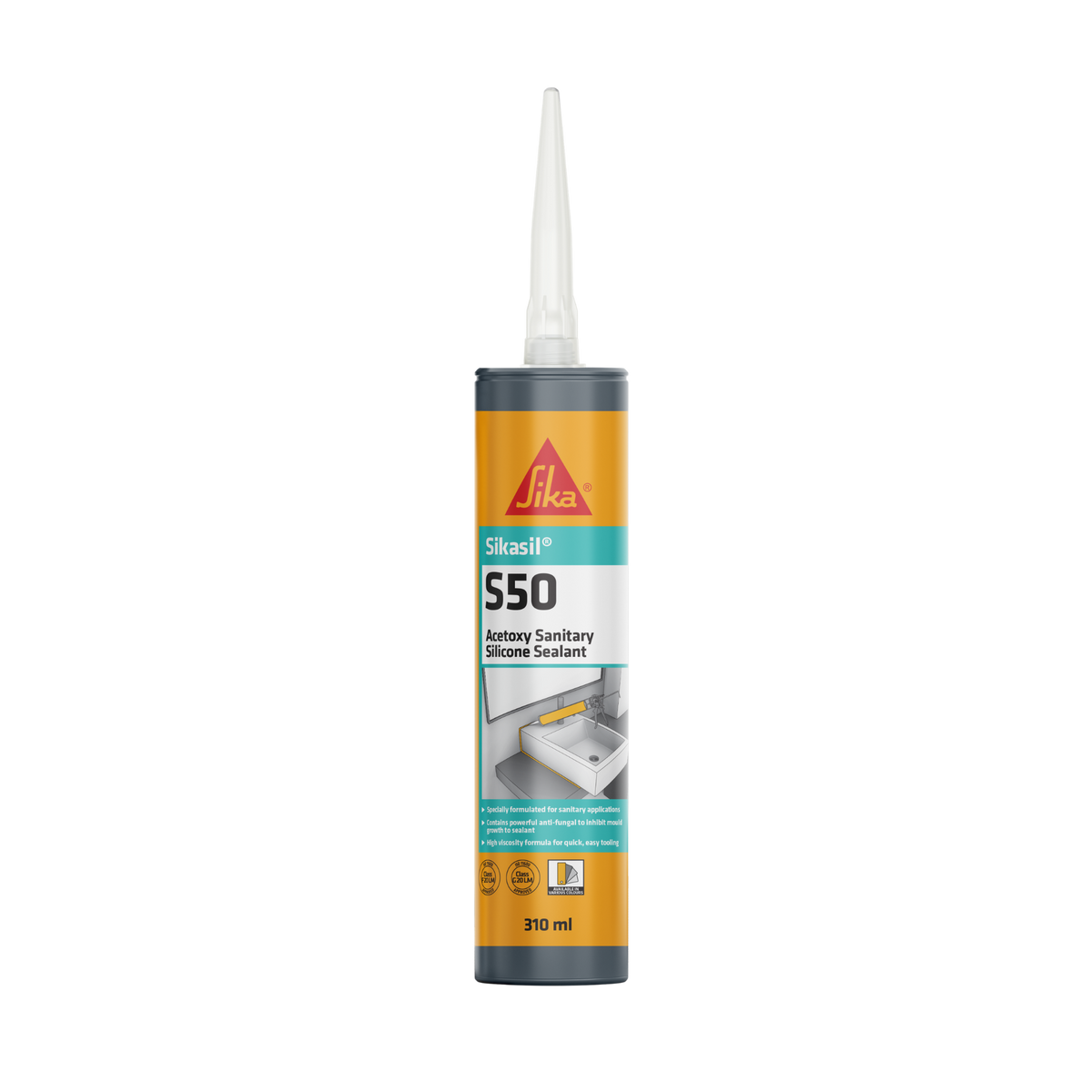 Sikasil S50 Sanitary Silicone Sealant – Jasmine / 310ml
