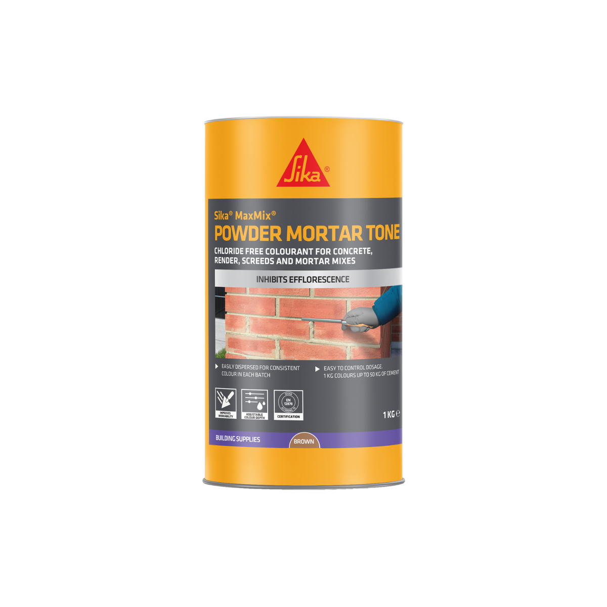 Sika MaxMix Powder Mortar Tone – Brown / 1kg