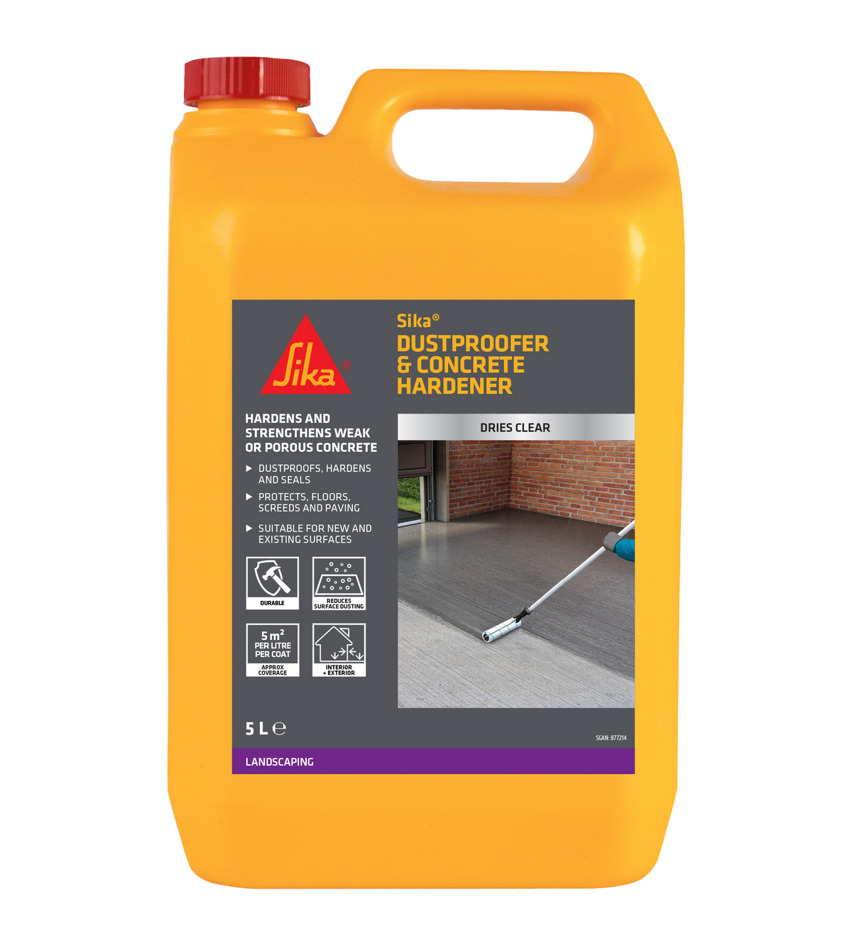 Sika Dustproofer & Concrete Hardener – 5L