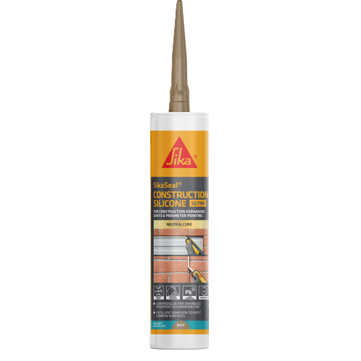 SikaSeal Construction Silicone Ultra – Buff / 300ml