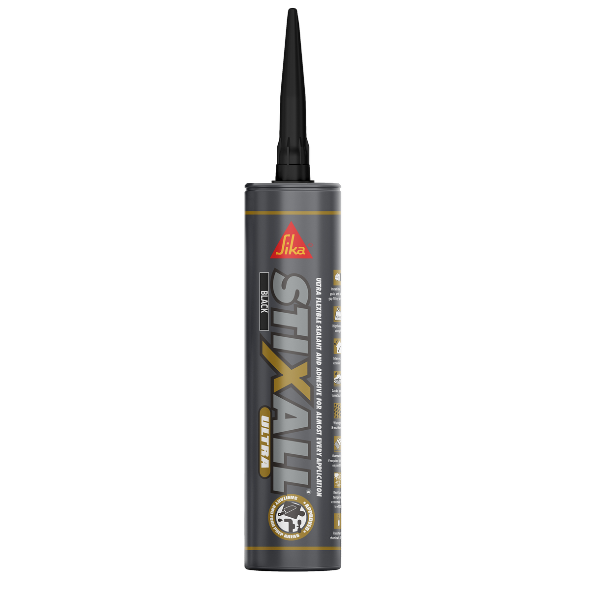Sika Stixall Ultra Sealant & Adhesive – Black / 300ml