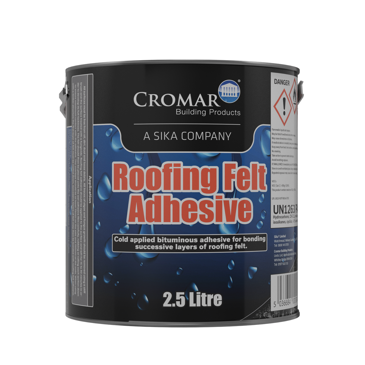 Cromar Roofing Felt Adhesive – 2.5L