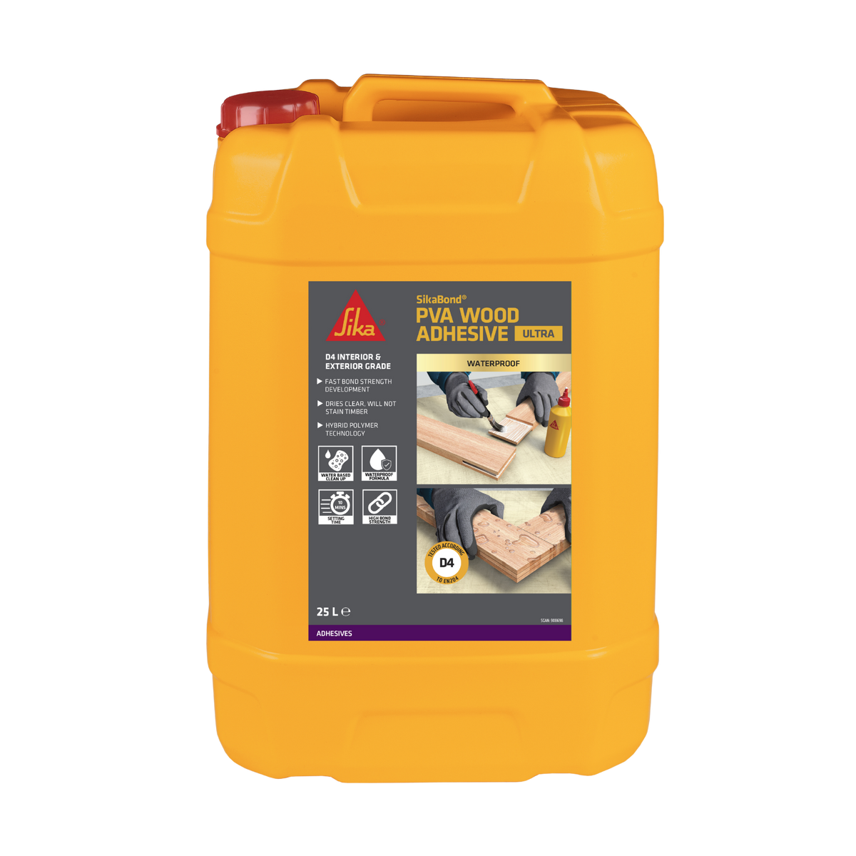 SikaBond PVA Wood Adhesive Ultra – 25L