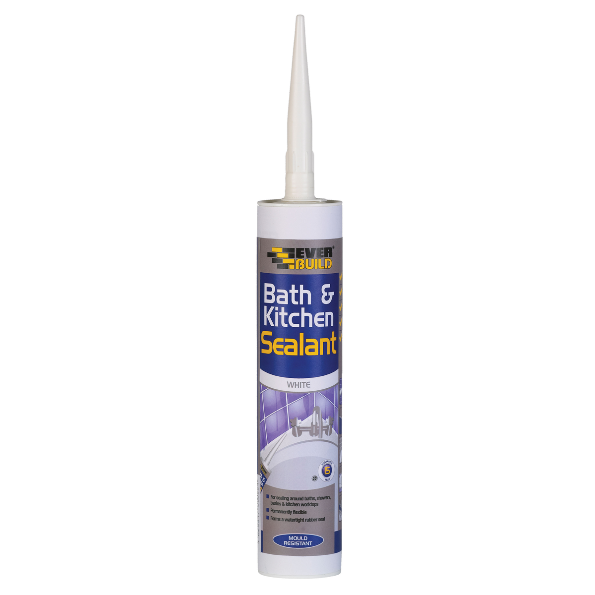 Everbuild Bath & Kitchen Sealant – White / 290ml