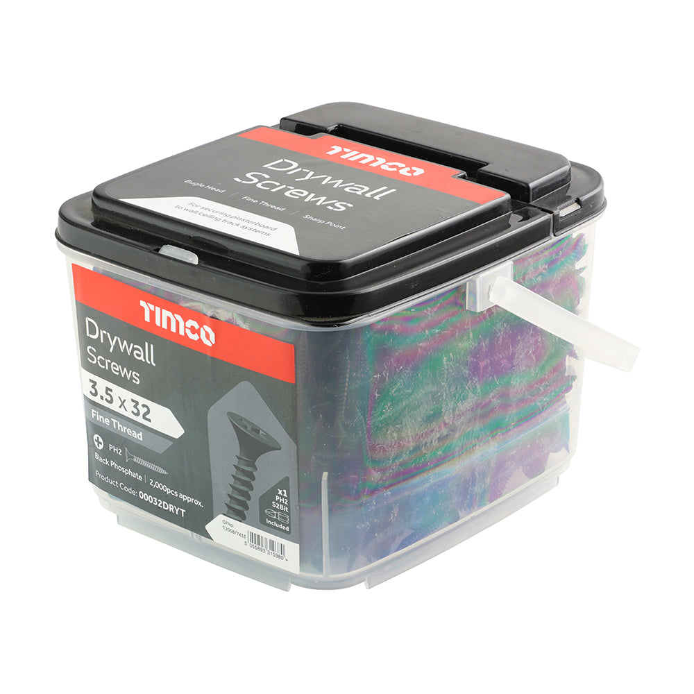 TIMCO Drywall Screw PH2 Fine BLACK
