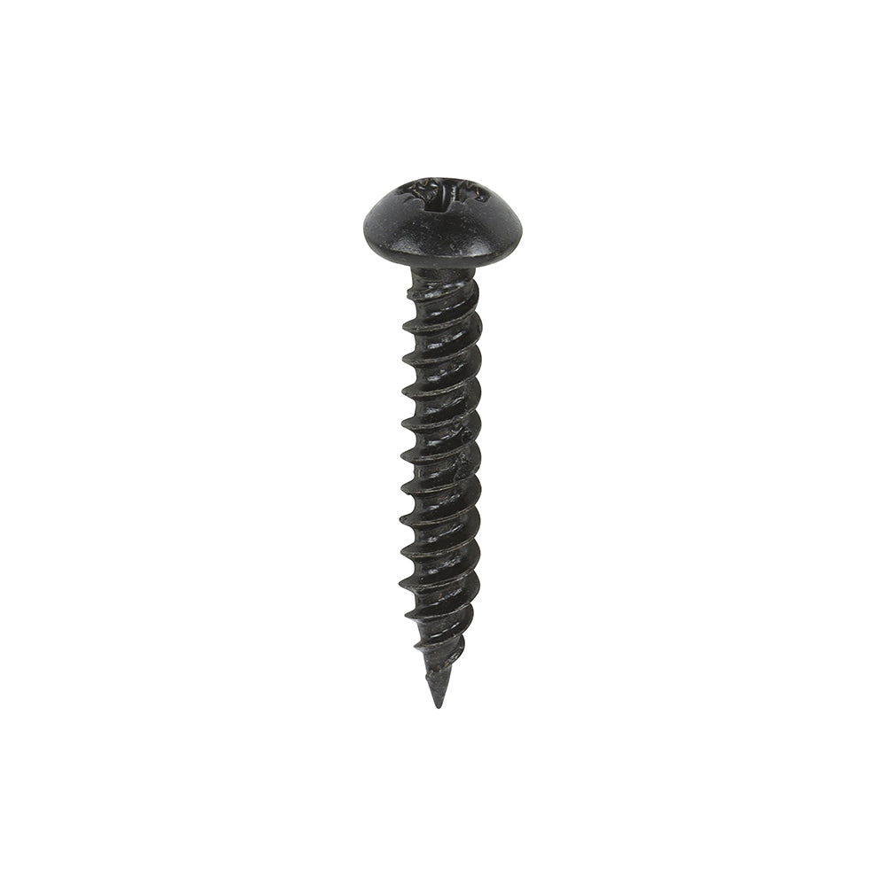 TIMCO Blackjax Screw PZ2 RND Black