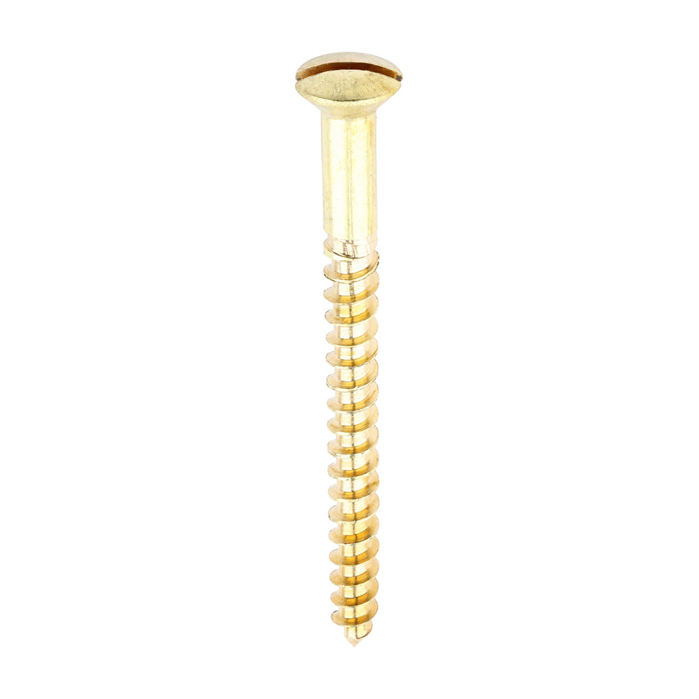 TIMCO Brass Timber Screw SLOT R CSK