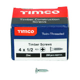 TIMCO Twin Woodscrew PZ1 CSK Zinc