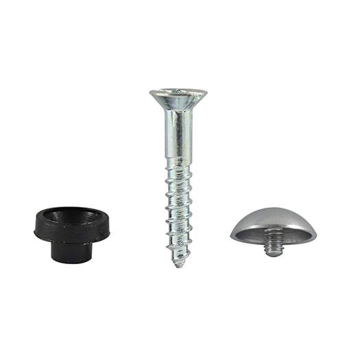 TIMCO Mirror Screw Chrome