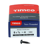 TIMCO Blackjax Screw PZ2 RND Black