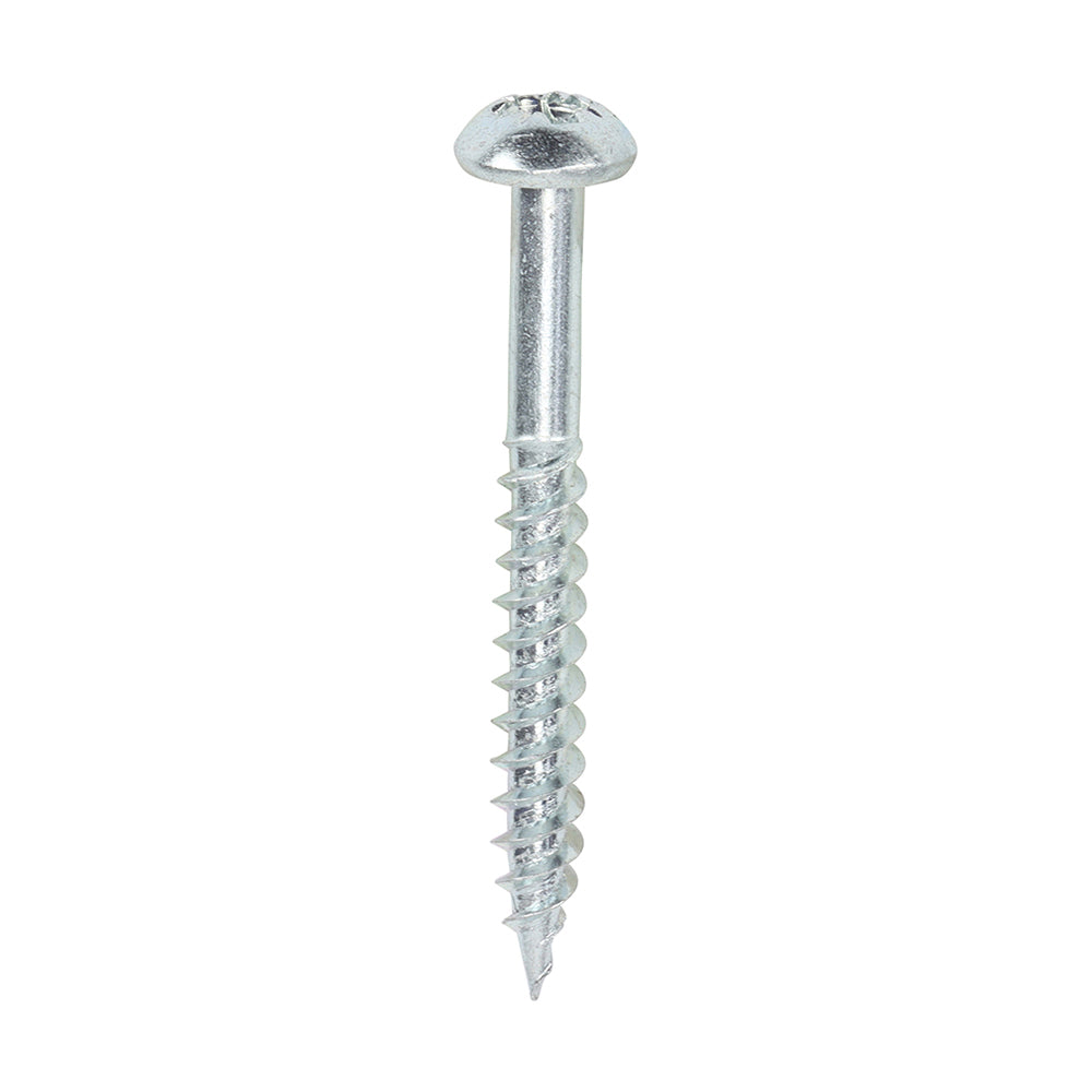 TIMCO Twin Woodscrew PZ2 RND Zinc