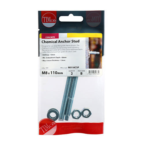 TIMCO Chemical Anchor Stud