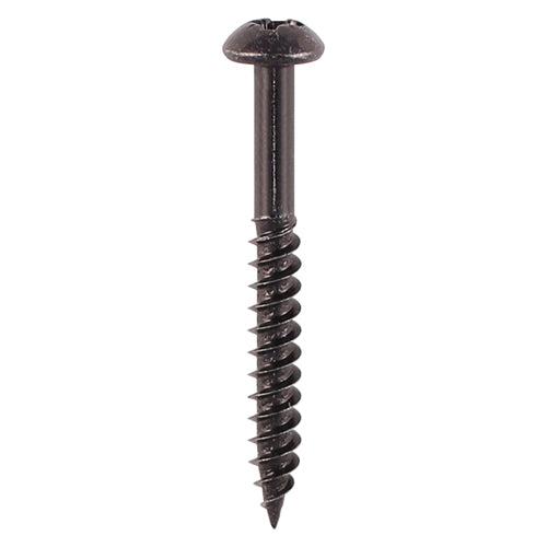 TIMCO Blackjax Screw PZ2 RND Black