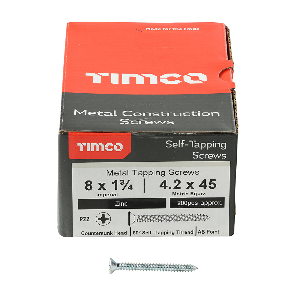 TIMCO S/Tapping Screw PZ2 CSK