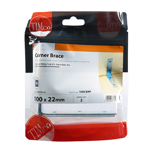 TIMCO Corner Brace - BZP
