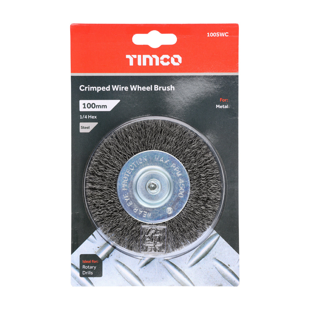 TIMCO Drill Crimp Wire Wheel Brush