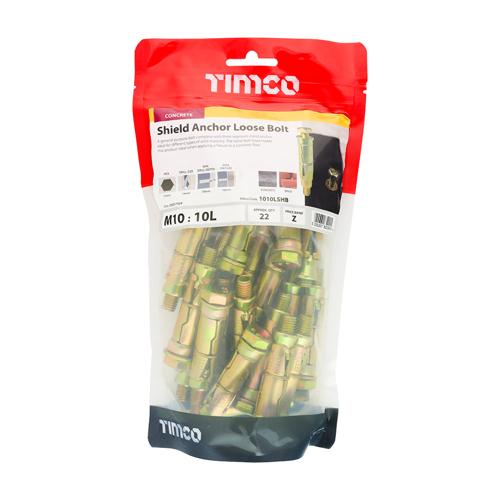 TIMCO Shield Anchor Loose Bolt - ZYP