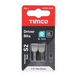 TIMCO Slotted Driver Bit - S2 Grey