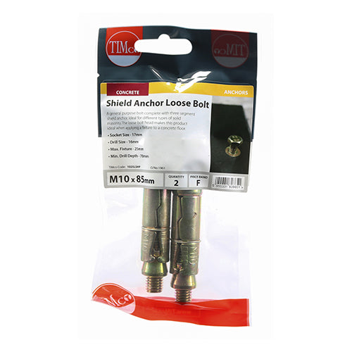 TIMCO Shield Anchor Loose Bolt - ZYP