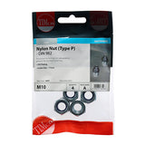TIMCO Nylon Nut Type P DIN 982 BZP