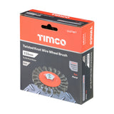 TIMCO Grinder Twist Wire Wheel Brush