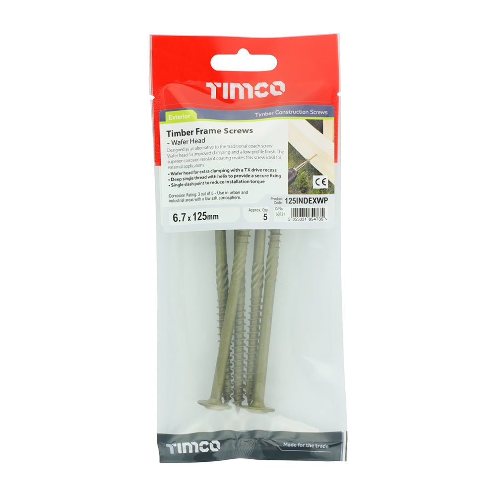 TIMCO Wafer Head Timber Screw - Green